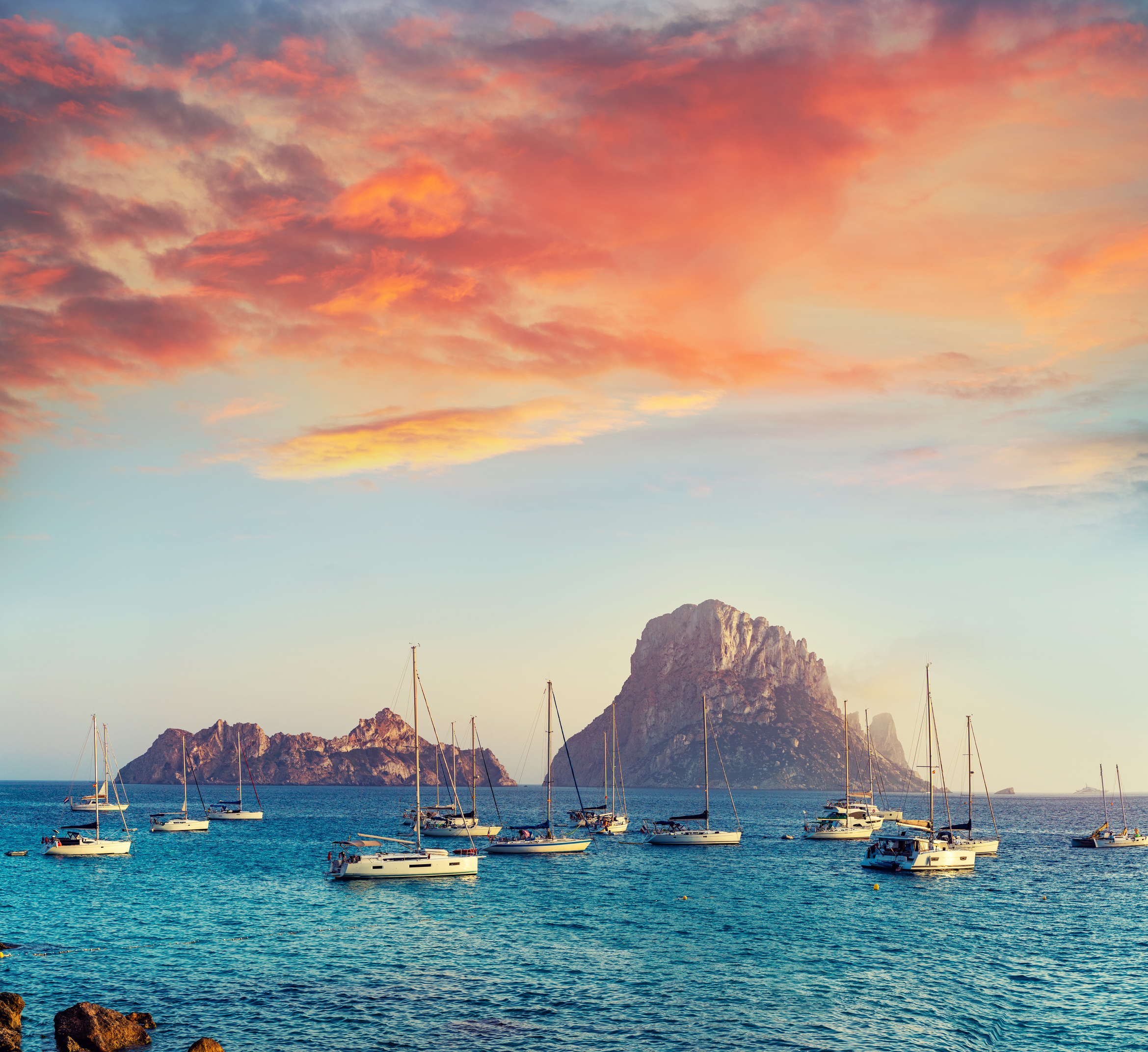 Beautiful Ibiza Beach Sunset